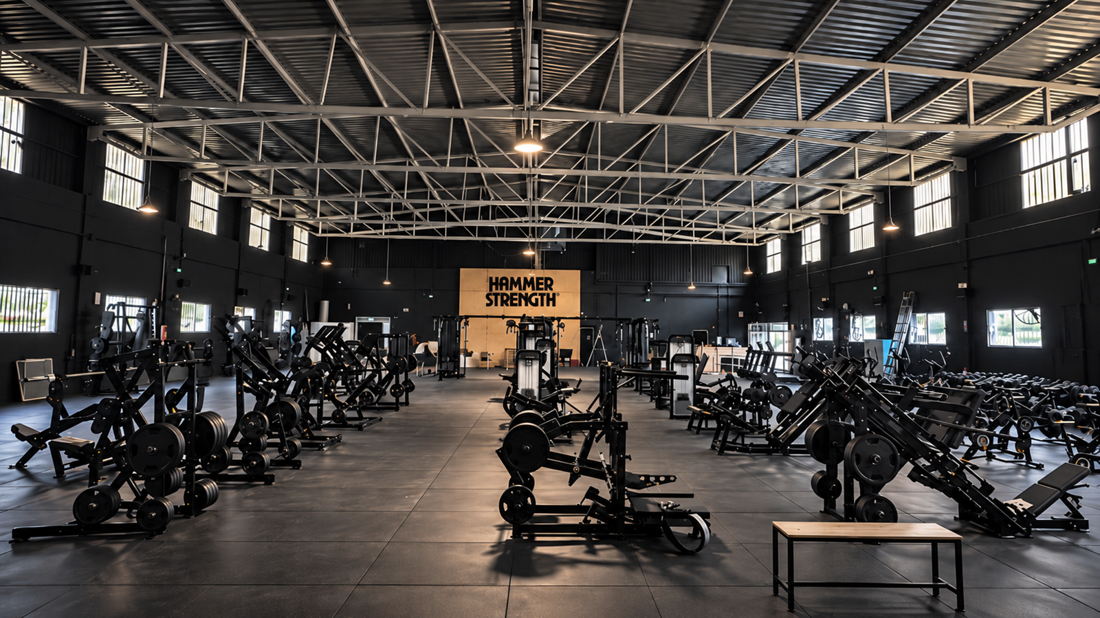 Zona de fuerza en SilverGym La Carolina